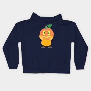 Pumpkin Owl Halloween Cute Design Kids Hoodie